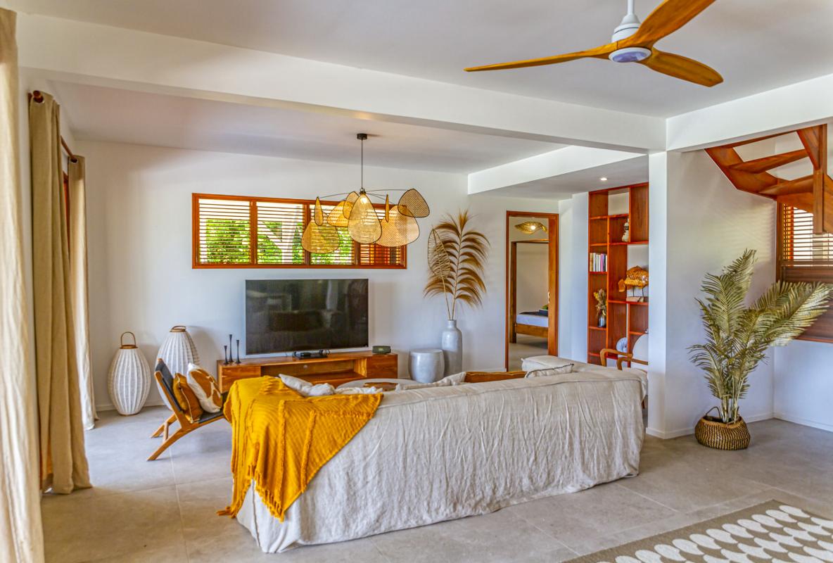 12_Location villa  vue mer Deshaies Guadeloupe_Salon Vue Mer